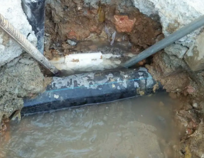 高明测漏水之水管漏水